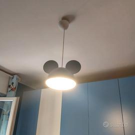 tenda, bastone e lampadario topolino x cameretta 