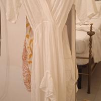 Vestito bianco lungo donna 