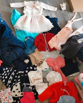 Abbigliamento bimba 12–36 mesi - più di 100 capi