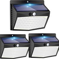 3 Pezzi luce Solare LED Esterno 138 LED Sensore di