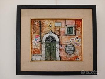 Quadro Fausto Battelli con utentica e firma