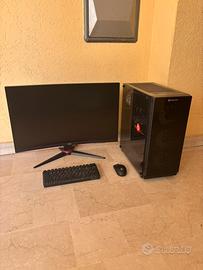 Pc/monitor/mouse/tastiera