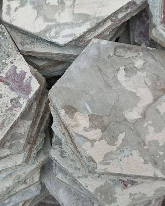 Cementine esagonali rosse e grigie