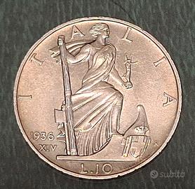 10 lire 1936