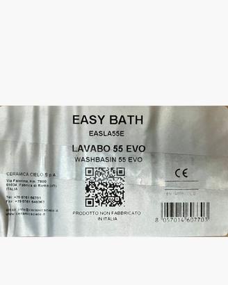 Lavabo ceramica bianca