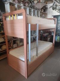 Letto a castello legno