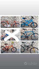 9 biciclette usate di tutte le misure 