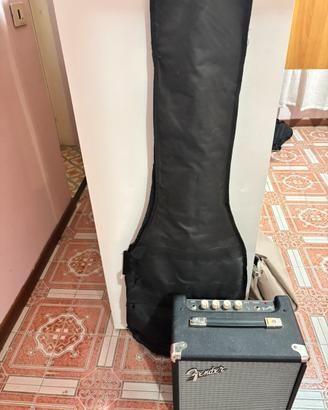 Basso Elettrico Fender Squier + Amplificatore