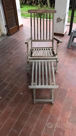 Sedia sdraio interno esterno