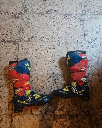 stivali  da motocross tcx 43 con snodo  
