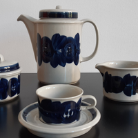Arabia. Finland.Coll.Anemone. Set caffè 10 tazze