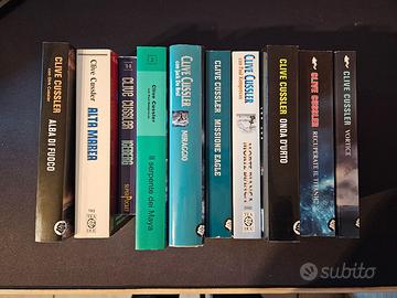 Lotto di 10 libri di Clive Cussler