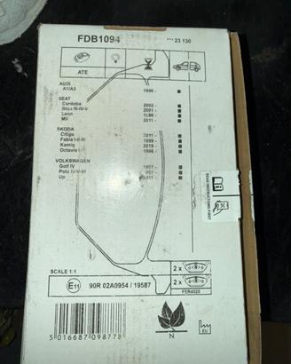 Pastigle freno polo AW1 2020 Ferrodo