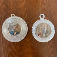 Collezionismo, 2 medaglioni in argento anni’70