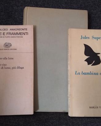 n.3 libri – Yourcenar, Supervielle e 1, vecchie ed