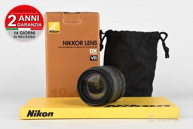 Nikon 18-105mm f3.5-5.6 G ED VR USATO GARANTITO PE