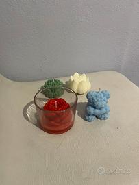 Quattro candele cera di soia varie profumazioni