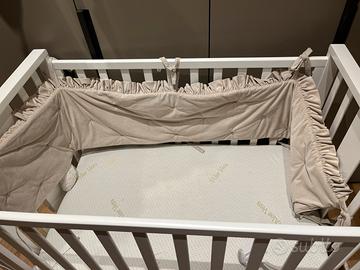 Lettino + materasso Aloe + paracolpi + zanzariera