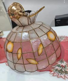 Lampada in stile Tiffany , realizzata in resina 