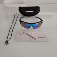 Occhiali Sportivi Giant Nero/Blu (Nuovi)