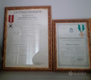Militaria- lotto di 2 Quadri -