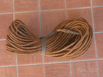 Rara matassa corda in canapa con puntali 2ww