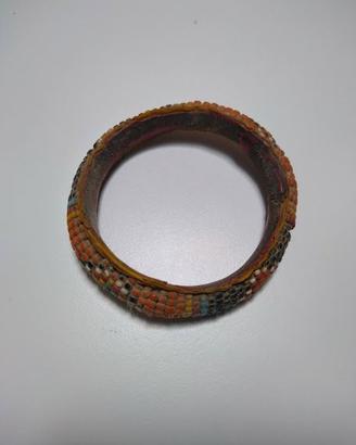 Due antichi bracciali africani Masai