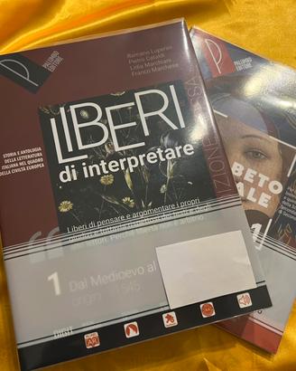 Libri Italiano licei Liberi d’interpretare INTATTI