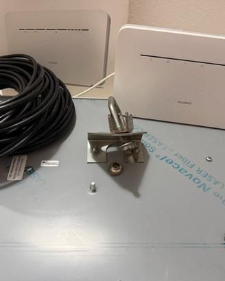 Huawei B535-232 4G router con 4G panel antenna
