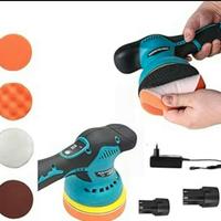 Lucidatrice Levigatrice Rotorbitale 12V 2 batterie