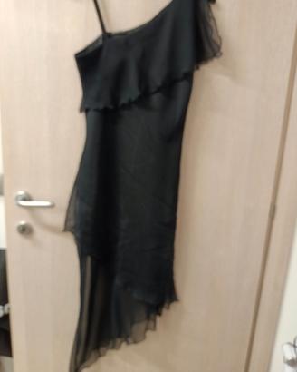 vestito nero Sisley taglia 42