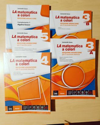La matematica a colori 3A/B + 4 + 5 + Complemento