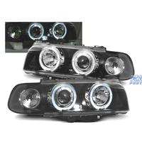 FARI BMW SERIE 7 E38 94-98 ANGEL EYES SFONDO NERO