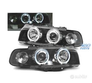 FARI BMW SERIE 7 E38 94-98 ANGEL EYES SFONDO NERO