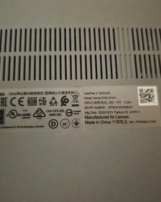 LENOVO IDEAPAD 3 15ADA05