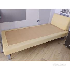 Letto singolo imbottito con materasso