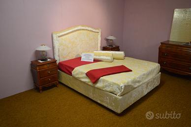Letto imbottito classico artigianale