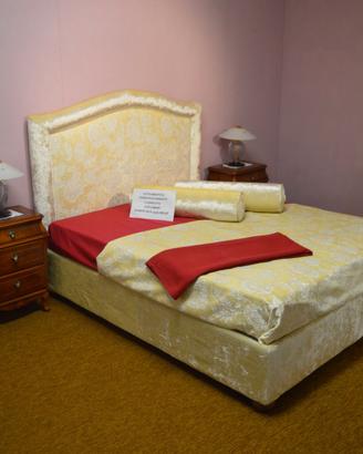 Letto imbottito classico artigianale
