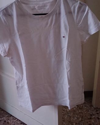 Maglietta a maniche corte con logo tommy hilfiger