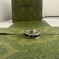 Anello gucci nero