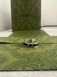 Anello gucci nero