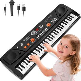 Pianoforte Tastiera per Bambini con Schermo LCD