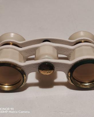 Binocolo da teatro russo vintage con astuccio