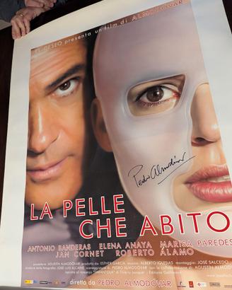 Locandina Film  su TELA - Autografata da Almodovar