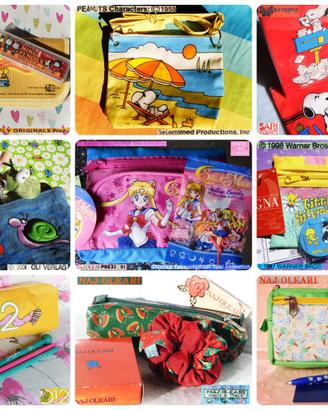 VINTAGE 1980 Portapenne Astucci Collezione NUOVI