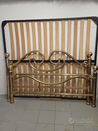 letto matrimoniale in ottone