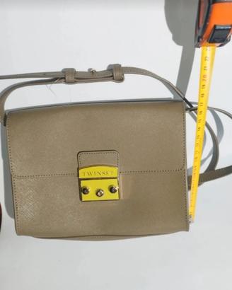 Borsa pelle Saffiano Twin Set by Simona Barbieri