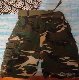 Pantaloni camouflage cargo