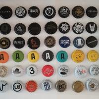 Tappi di birra non usati da collezione