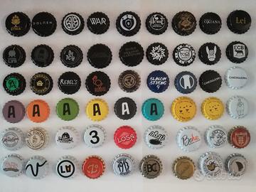 Tappi di birra non usati da collezione